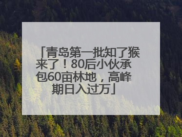 青岛第一批知了猴来了！80后小伙承包60亩林地，高峰期日入过万