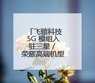飞骧科技 5G 模组入驻三星 / 荣耀高端机型，实现白牌到高端跨越