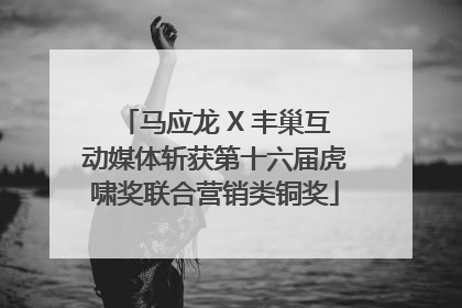 马应龙 X 丰巢互动媒体斩获第十六届虎啸奖联合营销类铜奖