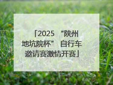 2025 “陕州地坑院杯” 自行车邀请赛激情开赛