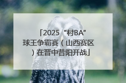 2025“村BA”球王争霸赛（山西赛区）在晋中昔阳开战
