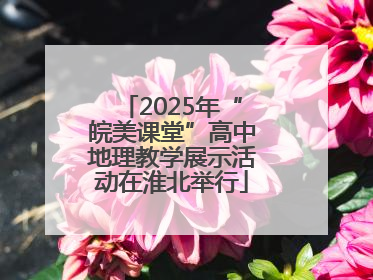 2025年“皖美课堂”高中地理教学展示活动在淮北举行