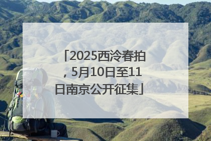 2025西泠春拍，5月10日至11日南京公开征集
