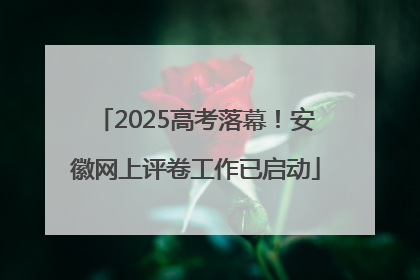 2025高考落幕！安徽网上评卷工作已启动