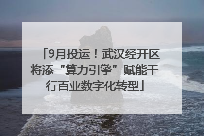 9月投运！武汉经开区将添“算力引擎”赋能千行百业数字化转型