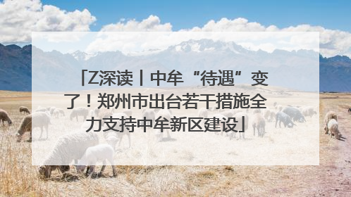 Z深读丨中牟“待遇”变了！郑州市出台若干措施全力支持中牟新区建设